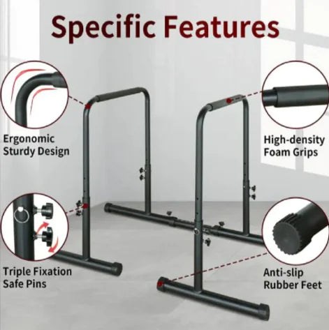 Adjustable Power Tower Pull-Up Bar