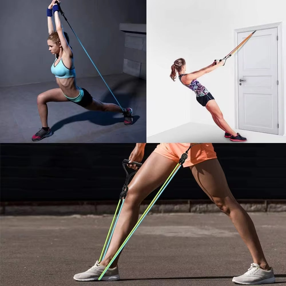 5 Levels Resistance Pull Rope Bands