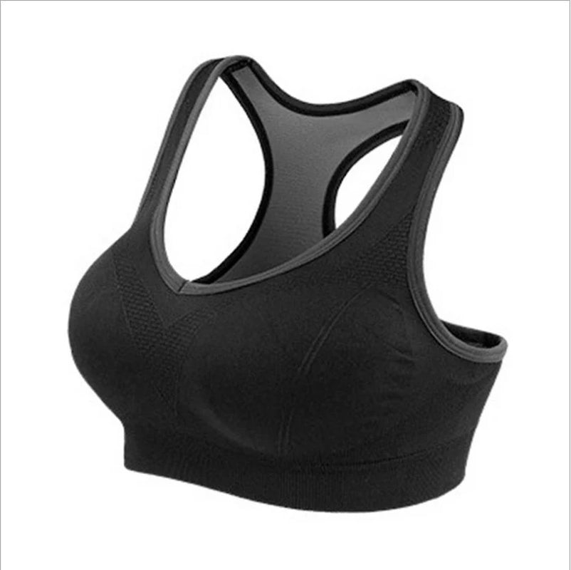 Jupitergear Women’S Stylish Racerback Athletic Sports Bra | Padded Seamless High Impact Support for Yoga, Gym Workouts, Fitness Training and Running