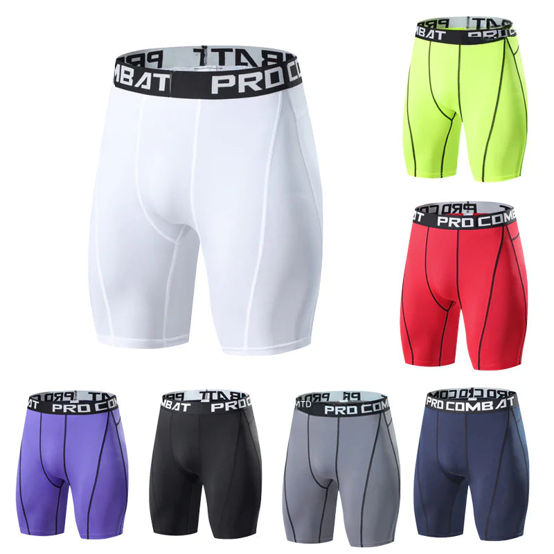Men's Athletic Compression Shorts for Basketball & Running