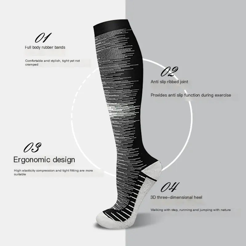 Compression Sports Socks for Women - Running & Fitness
