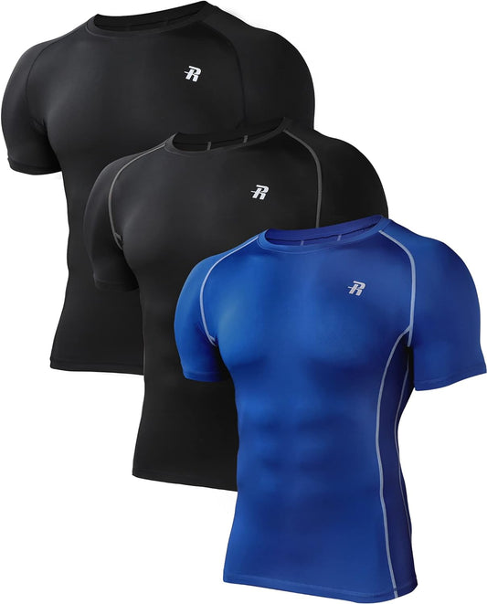 Men'S T-Shirts Short Sleeve Compression Shirts for Men Workout Shirts