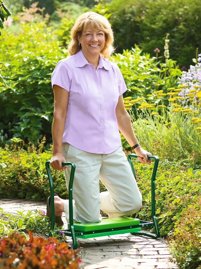 GardenEase™ Foldable Kneeler & Seat