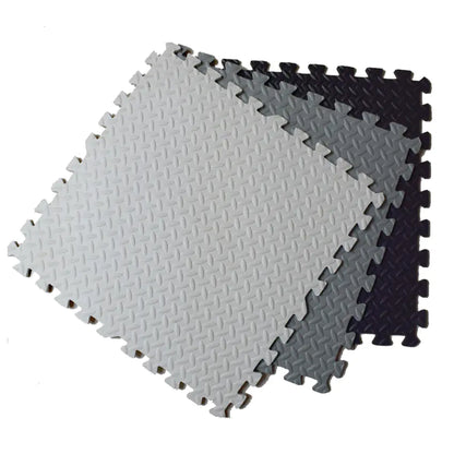 EVA Foam Interlocking Gym Floor Mat with Leaf Pattern