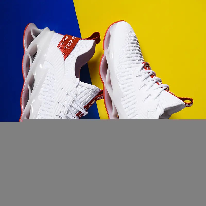 Plus Size Breathable Flyknit Running Shoes for Gym