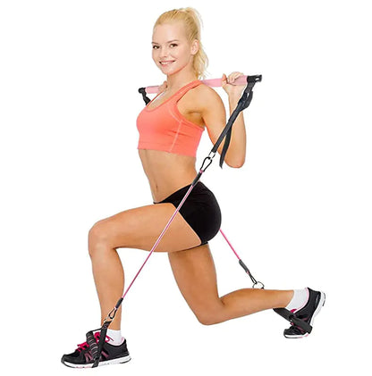 Enhanced Pilates Resistance Fitness Stick Set (11 Pcs)