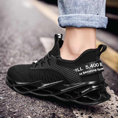 Plus Size Breathable Flyknit Running Shoes for Gym