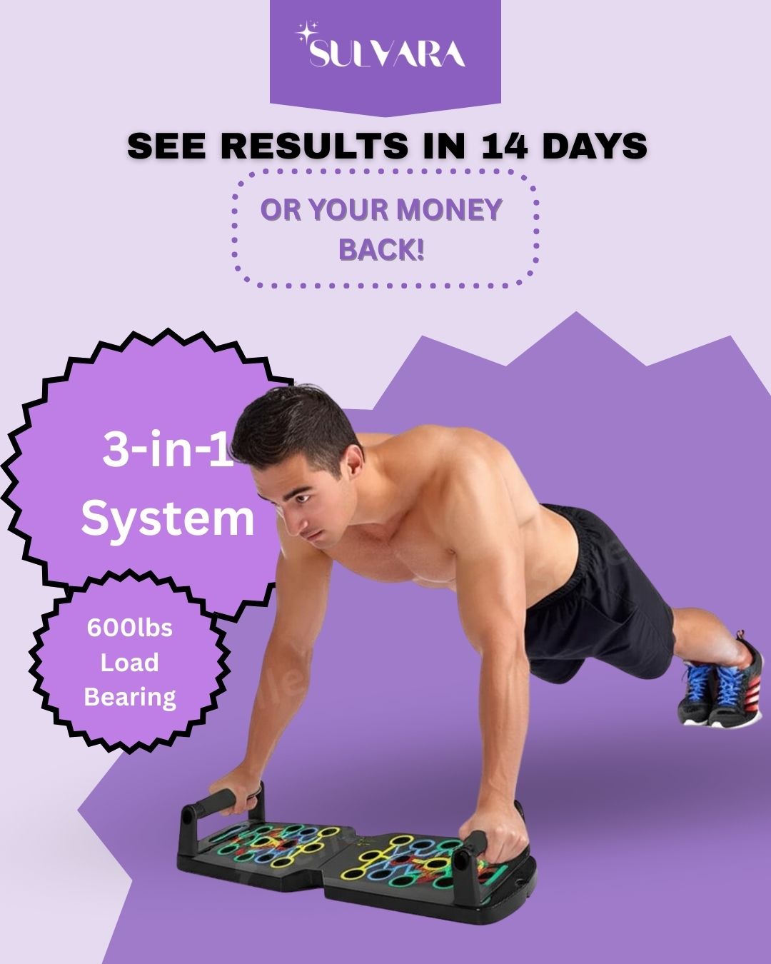 FitFlex™ 3-In-1 Push-Up Board