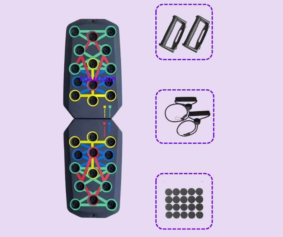 FitFlex™ 14-In-1 Push-Up Board
