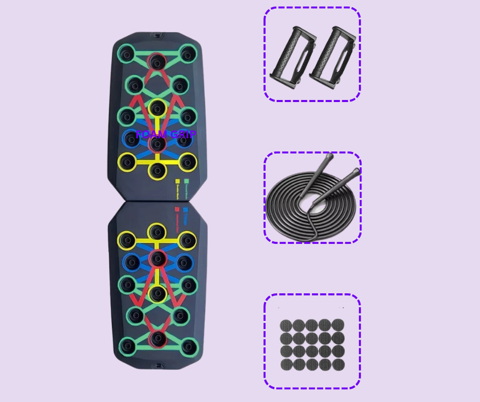FitFlex™ 14-In-1 Push-Up Board