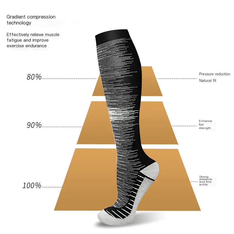 Compression Sports Socks for Women - Running & Fitness