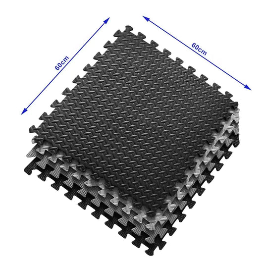 EVA Foam Interlocking Gym Floor Mat with Leaf Pattern