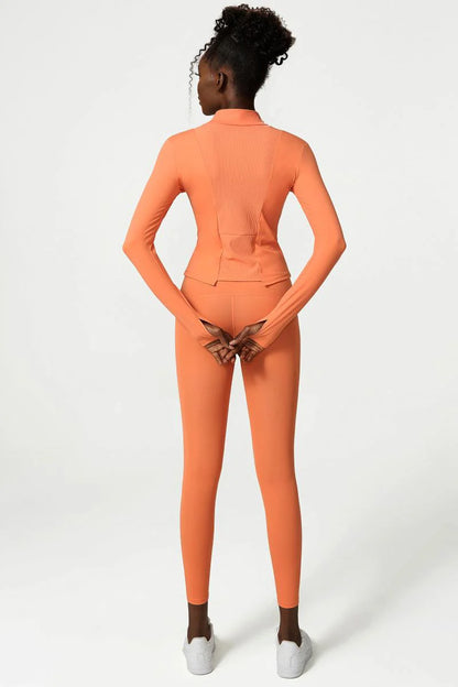Nude Zipper Yoga Jacket