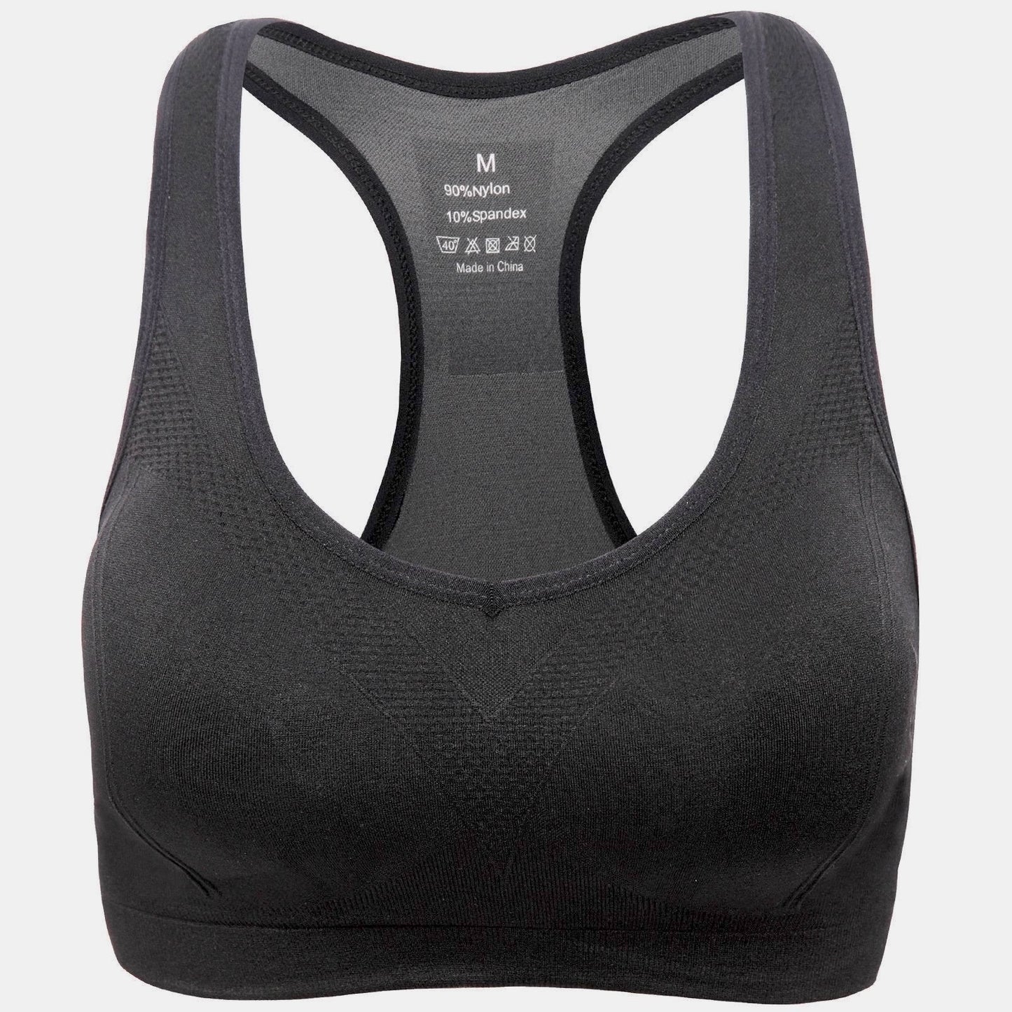 Jupitergear Women’S Stylish Racerback Athletic Sports Bra | Padded Seamless High Impact Support for Yoga, Gym Workouts, Fitness Training and Running