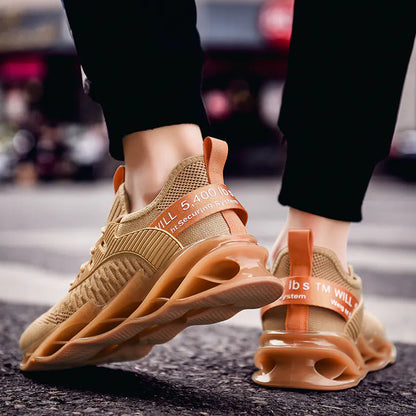 Plus Size Breathable Flyknit Running Shoes for Gym