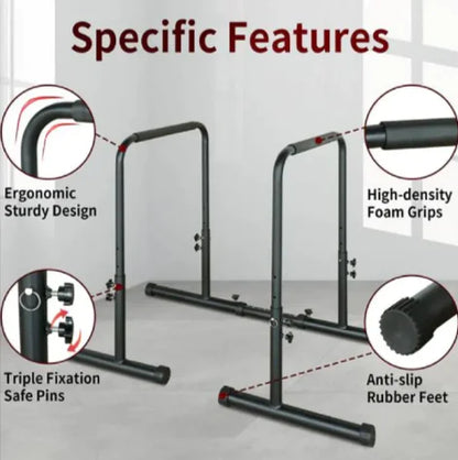 Adjustable Power Tower Pull-Up Bar