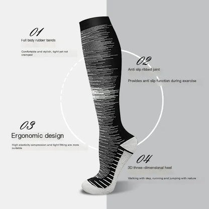 Compression Sports Socks for Women - Running & Fitness